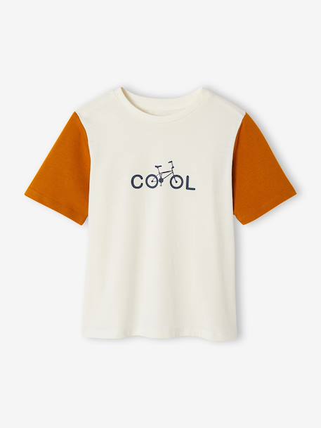 Set van 3 pyjama's met fietsen, lange en korte mouwen karamel - vertbaudet enfant 