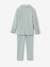 Ensemble céremonie chemise col Mao, veste et pantalon garçon beige+bleu ciel+vert d'eau - vertbaudet enfant 