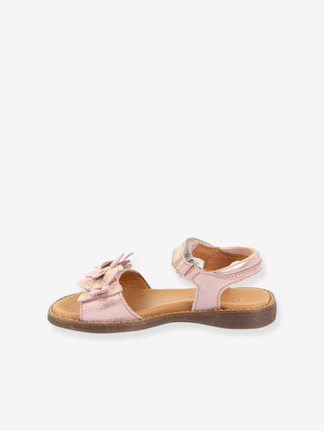 Sandales en cuir pour fille LORE FLOWERS froddo bleu+bleu foncé+blush+lavande+or+rose doré+rouge+tomette - vertbaudet enfant 
