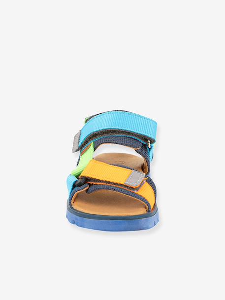 Sandales à scratch pour garçon KE FLASH froddo aqua+bleu+bleu électrique+fuchsia+marine+multicolore+noir+rose poudré - vertbaudet enfant 