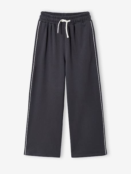Pantalon large jogging anthracite - vertbaudet enfant 