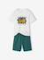 Lot 2 pyjashort jungle vert anglais - vertbaudet enfant 