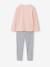 Lot 2 pyjamas lapin court et long gris chiné - vertbaudet enfant 