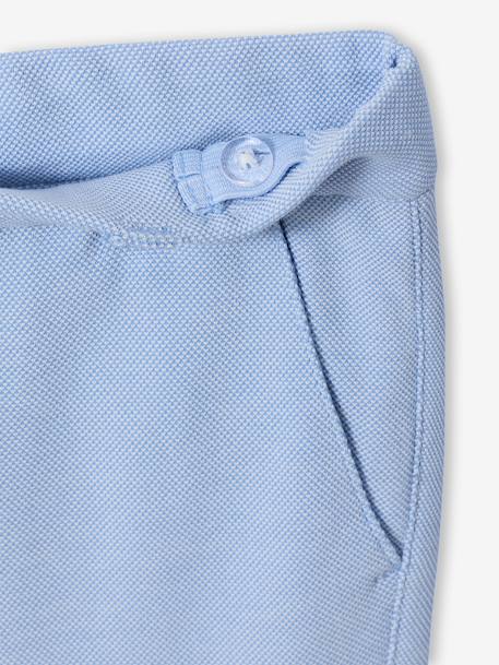 Ensemble céremonie chemise col Mao, veste et pantalon garçon beige+bleu ciel+vert d'eau - vertbaudet enfant 
