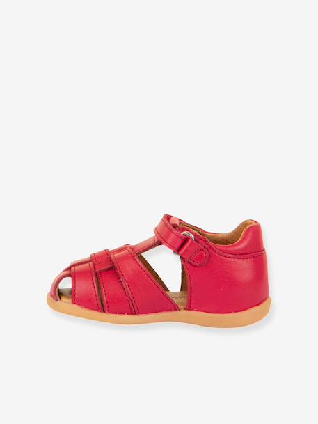 Gesloten sandalen voor kinderen DANY FRODDO bruin+marineblauw+rood - vertbaudet enfant 
