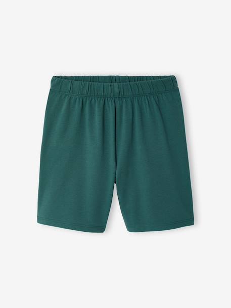 Set van 2 pyjamashorts jungle Engels groen - vertbaudet enfant 