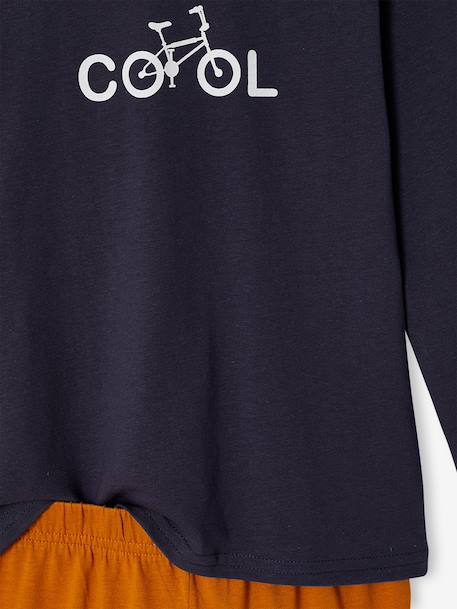 Set van 3 pyjama's met fietsen, lange en korte mouwen karamel - vertbaudet enfant 