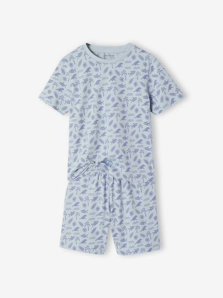Lot 2 pyjashorts surf bleu ciel - vertbaudet enfant 