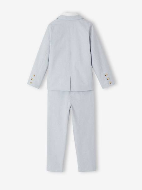 Ensemble cérémonie garçon 4 pièces bleu ciel - vertbaudet enfant 