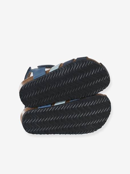 Sandale garçon scratch lot bleu - vertbaudet enfant 
