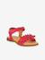Sandales en cuir pour fille LORE FLOWERS froddo bleu+bleu foncé+blush+lavande+or+rose doré+rouge+tomette - vertbaudet enfant 