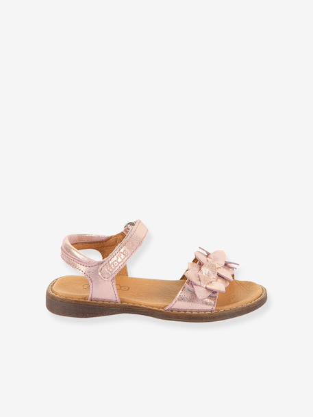 Sandales en cuir pour fille LORE FLOWERS froddo bleu+bleu foncé+blush+lavande+or+rose doré+rouge+tomette - vertbaudet enfant 