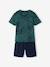 Set van 2 pyjamashorts jungle Engels groen - vertbaudet enfant 