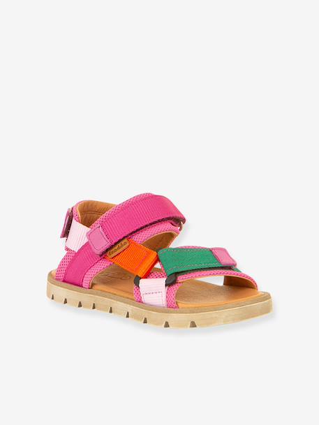 Sandales à scratch pour garçon KE FLASH froddo aqua+bleu+bleu électrique+fuchsia+marine+multicolore+noir+rose poudré - vertbaudet enfant 