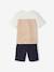 Set van 3 pyjama's met fietsen, lange en korte mouwen karamel - vertbaudet enfant 
