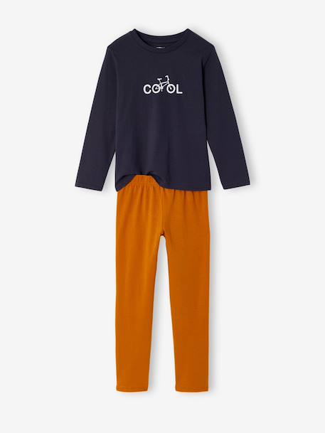 Lot 3 pyjamas vélo long et court caramel - vertbaudet enfant 