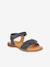 Sandales en cuir pour fille LORE FLOWERS froddo bleu+bleu foncé+blush+lavande+or+rose doré+rouge+tomette - vertbaudet enfant 