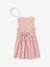Ensemble 3 pièces robe cardigan serre tête rose pâle - vertbaudet enfant 