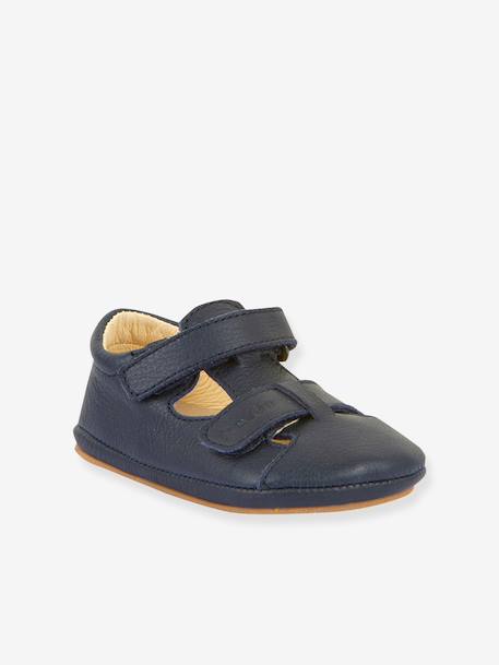 Sandales barefoot fille bébé Froddo bleu foncé+rose clair - vertbaudet enfant 