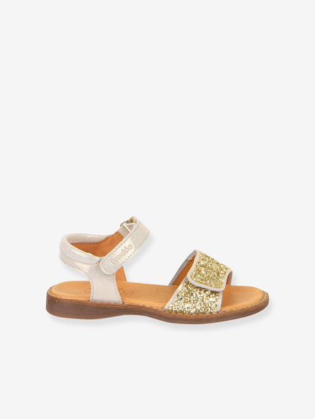 Sandales LORINE SPARKLE fille Froddo bleu foncé+doré+lavande - vertbaudet enfant 