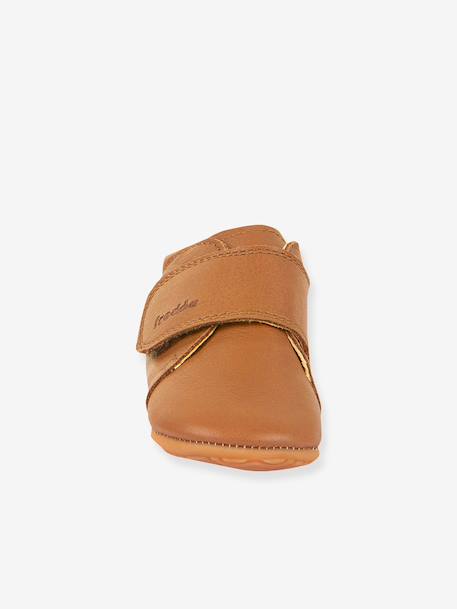 Chaussons en cuir bébé BASIC Froddo caramel - vertbaudet enfant 