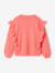 Sweat volant fantaisie corail - vertbaudet enfant 