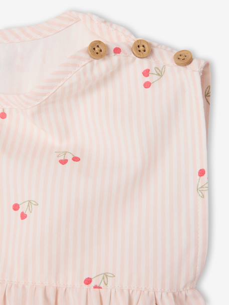 Ensemble 3 pièces short t-shirt bandeau écru - vertbaudet enfant 