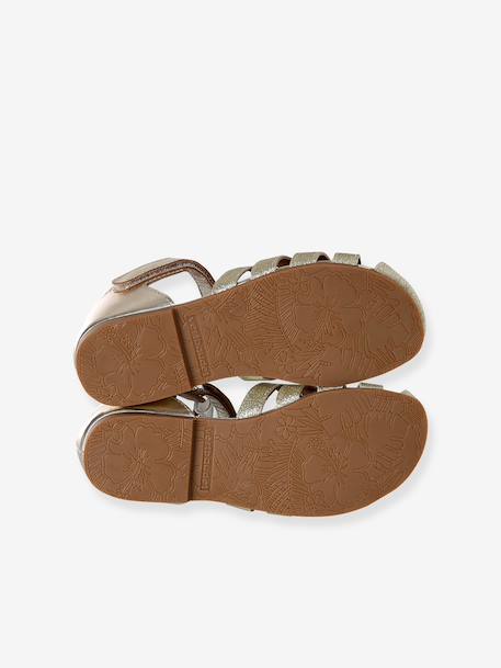 Ballerine fille strap or - vertbaudet enfant 