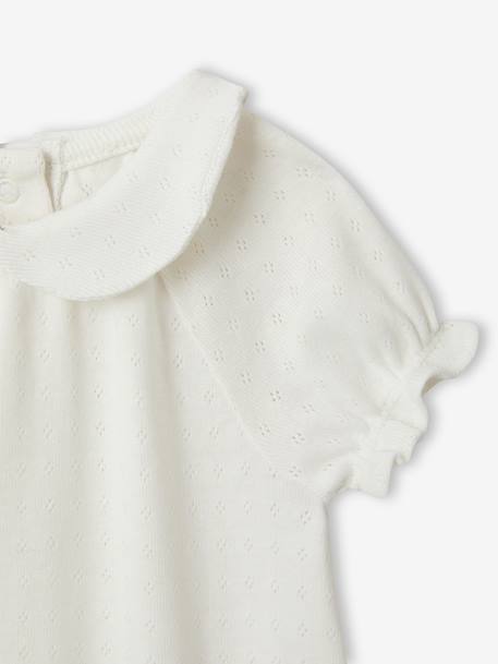 Coffret ensemble bébé fille 3 pièces écru - vertbaudet enfant 
