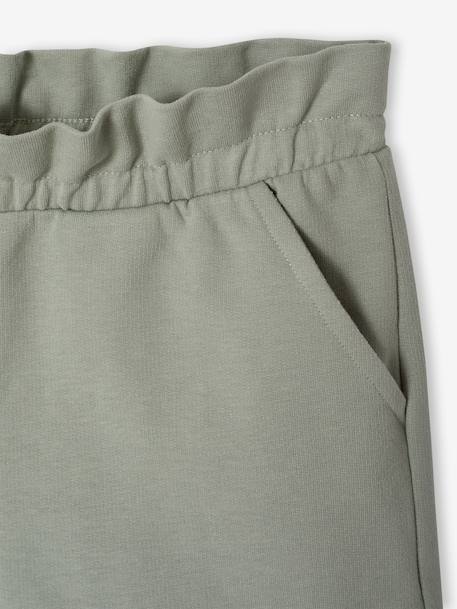 Lot de 2 shorts fille molleton léger mandarine+marine+vert d'eau - vertbaudet enfant 