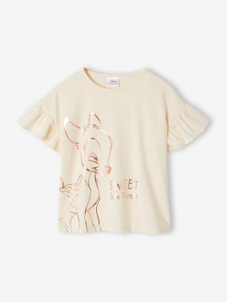 T-shirt manches courtes Bambi Disney écru - vertbaudet enfant 