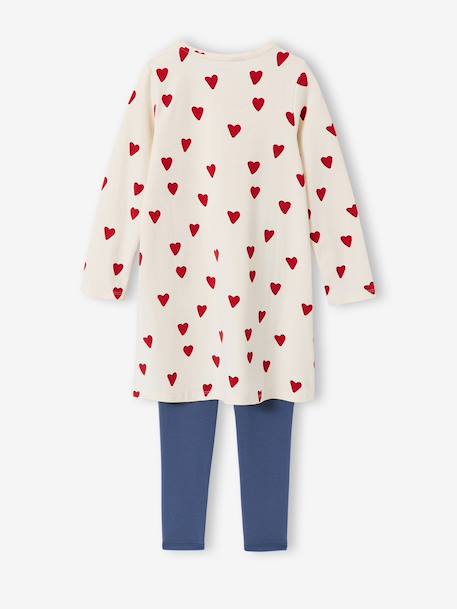 Set van 2 nachtjurk legging blauw - vertbaudet enfant 