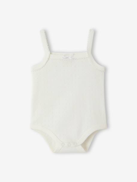 Coffret ensemble bébé fille 3 pièces écru - vertbaudet enfant 