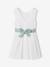 Robe de cérémonie motifs fleurs fille blanc+blanc imprimé+bleu clair+rose imprimé+rose pâle - vertbaudet enfant 