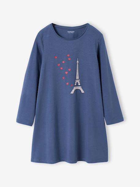 Set van 2 nachtjurk legging blauw - vertbaudet enfant 