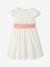 Robe fête patineuse nœud blanc+vert sauge - vertbaudet enfant 
