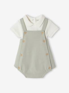 -Ensemble 2 pièces barboteuse body bébé