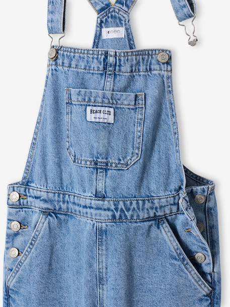 Salopette fille denim bleu clair - vertbaudet enfant 