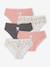 Lot de 5 culottes fille Hello Kitty coton blush - vertbaudet enfant 