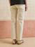 Rechtstreeks zwangerschapsbroek met naadloze band denimgrijs+ecru+ongewassen denim+stone - vertbaudet enfant 
