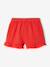Skort voor meisjes van katoenen gaas felblauw+rood - vertbaudet enfant 