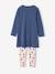 Set van 2 nachtjurk legging blauw - vertbaudet enfant 
