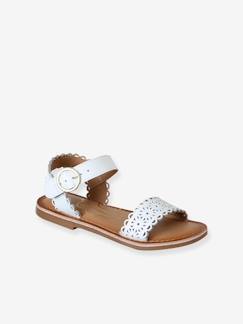 -Sandales fille cuir boucle