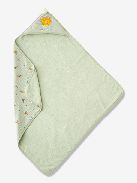 Cape de bain gaze de coton TANZANIE VERT - vertbaudet enfant 