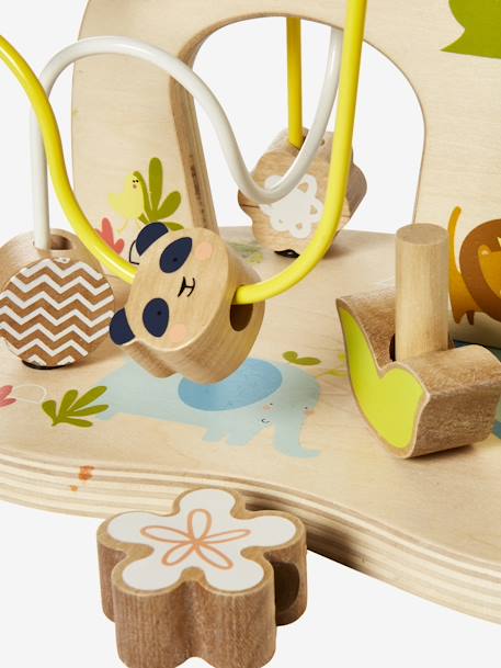 Boulier des animaux en bois FSC® multicolore - vertbaudet enfant 