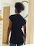 T-shirt grossesse col V kaki+noir - vertbaudet enfant 