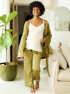 Vêtements de grossesse-Kit peignoir grossesse allaitement