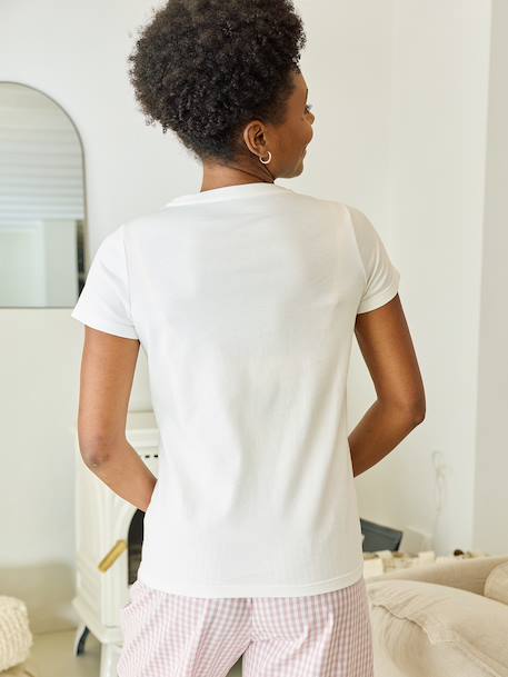 Pyjama allaitement à personnaliser rose - vertbaudet enfant 