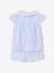 Pyjashort manches courtes à personnaliser bleu ciel - vertbaudet enfant 