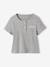 Lot 2 pyjamas court et long gris chiné - vertbaudet enfant 